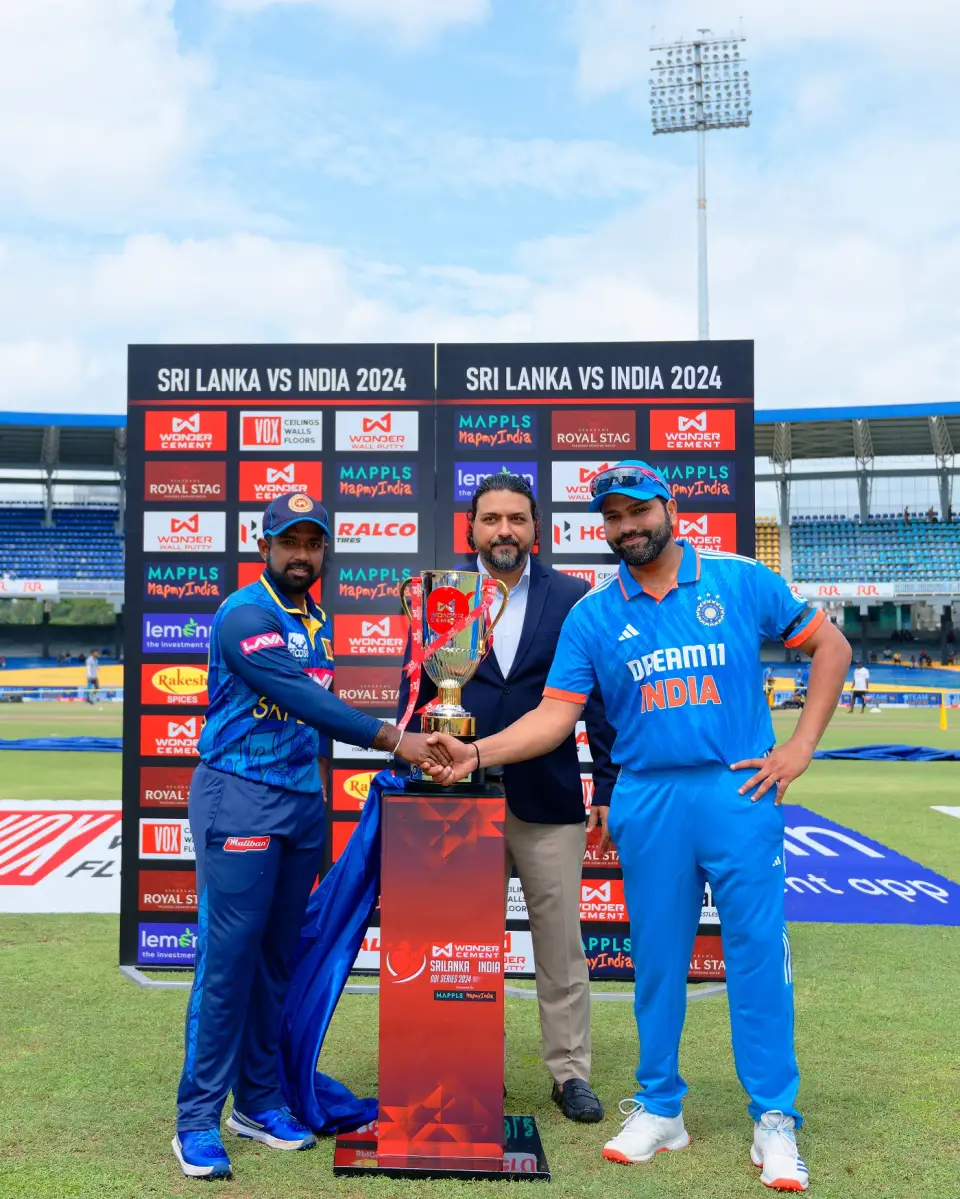 India vs Sri Lanka 1st ODI Match ड्रॉ (tied) 